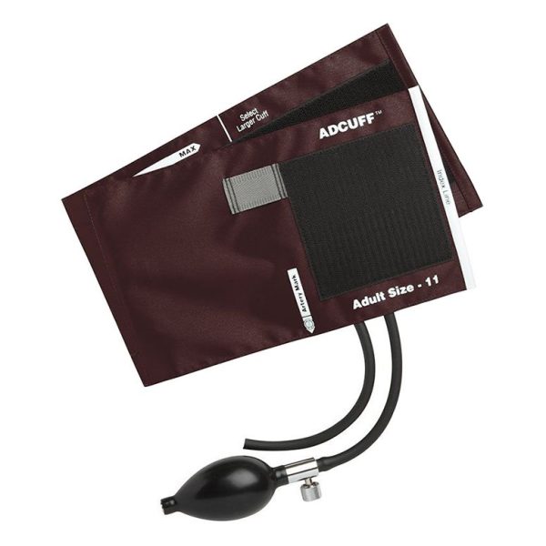 ADC Adcuff Sphygmomanometer Inflation System - Adult - Burgundy at MFI Medical