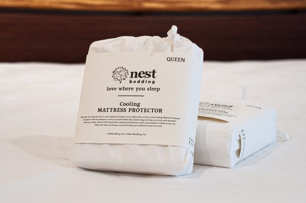18" Cooling Cotton Waterproof Mattress Protector - King / Five-Sided at Nest Bedding