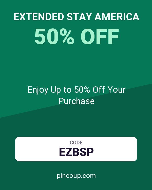 Extended Stay America coupon: Enjoy Up to 50% Off Your Purchase