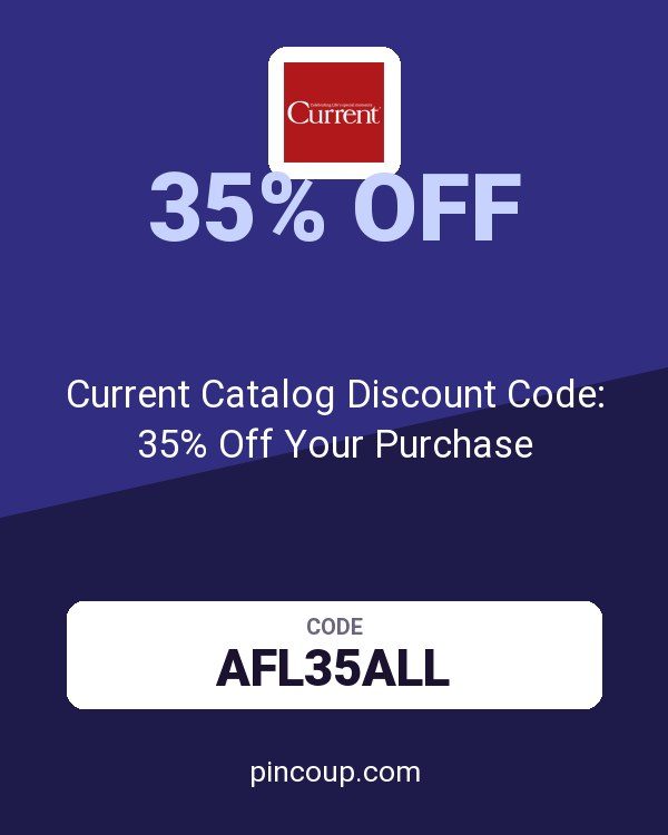Current Catalog Discount Code: 35% Off Your Purchase