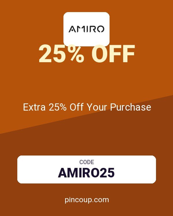 AMIRO coupon: Extra 25% Off Your Purchase