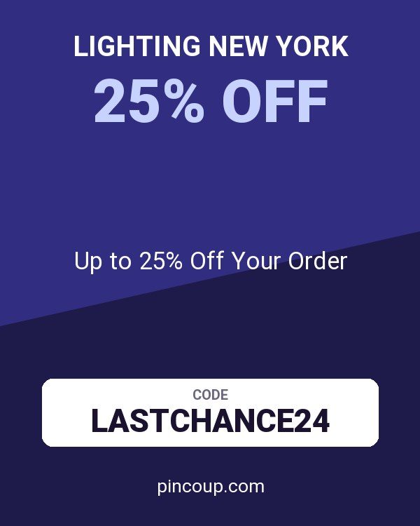 Lighting New York coupon: Up to 25% Off Your Order