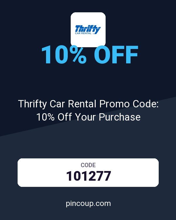 Thrifty Rent-A-Car System, Inc. coupon: Thrifty Car Rental Promo Code: 10% Off Your Purchase