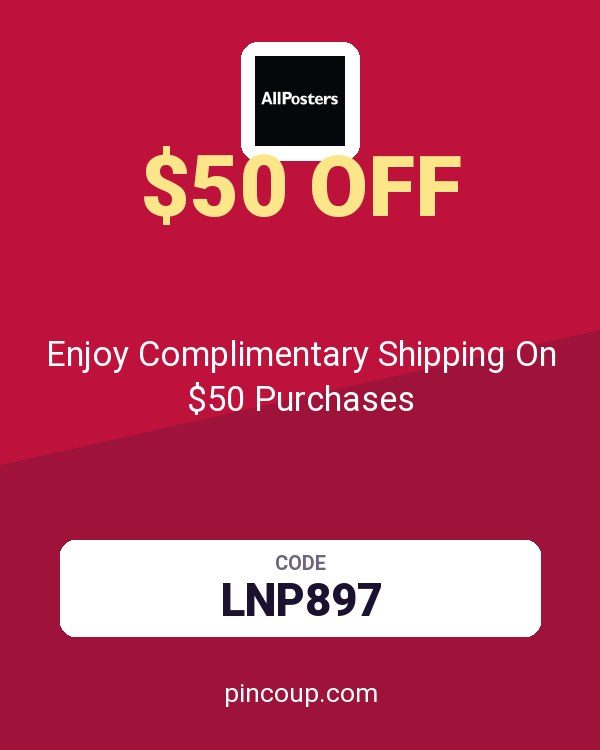 Allposters.com coupon: Enjoy Complimentary Shipping On $50 Purchases