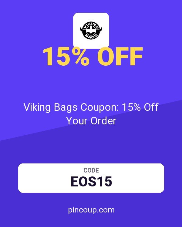 Viking Bags Coupon: 15% Off Your Order