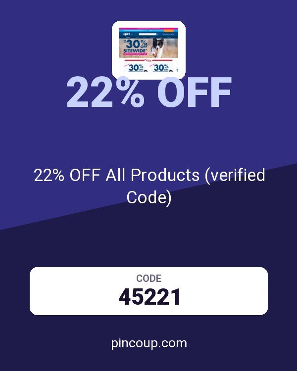 PETstock coupon: 22% OFF All Products (verified Code)