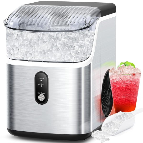 COWSAR 34lbs/24H Nugget Ice Makers Countertop at Kismile