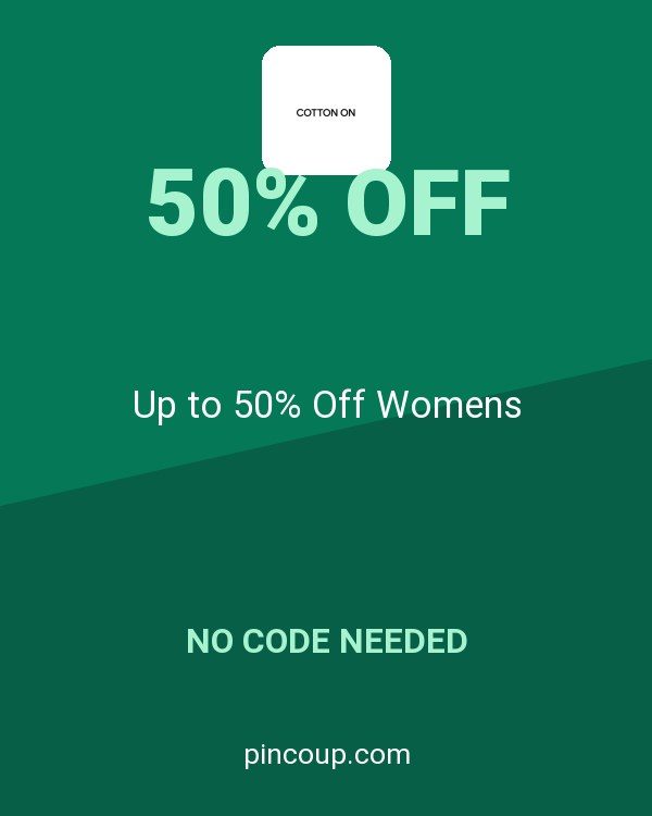 Cotton On coupon: Up to 50% Off Womens