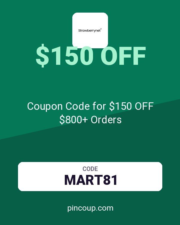 Strawberrynet: Coupon Code for $150 OFF $800+ Orders