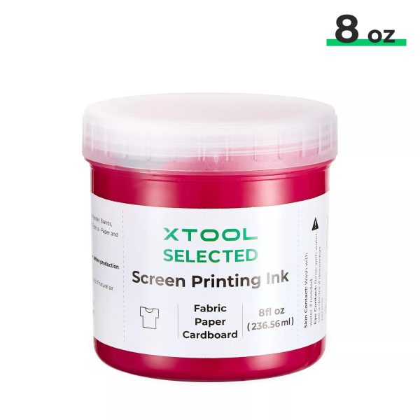 Screen Printing Ink - 8 oz / Magenta at xTool