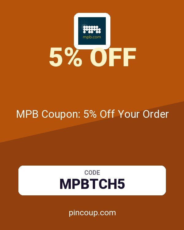 MPB.com: MPB Coupon: 5% Off Your Order