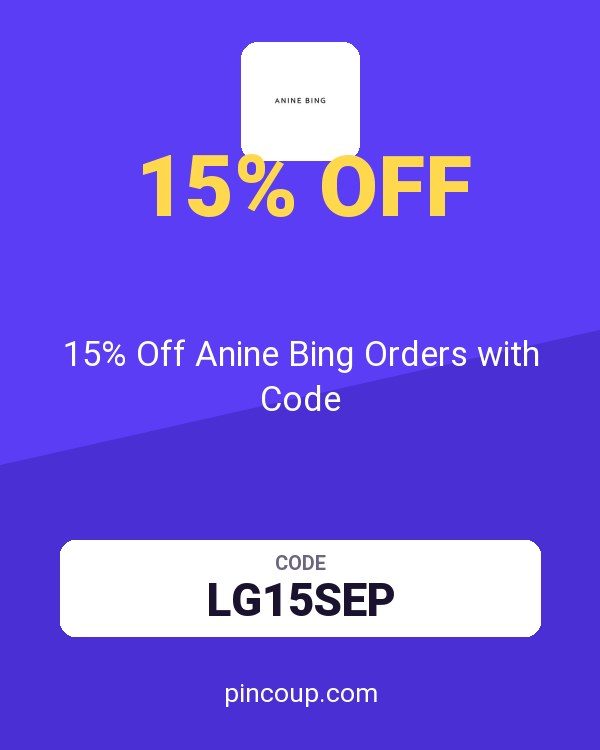 15% Off Anine Bing Orders with Code