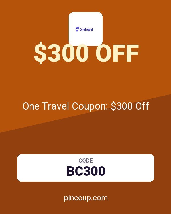 OneTravel.com: One Travel Coupon: $300 Off