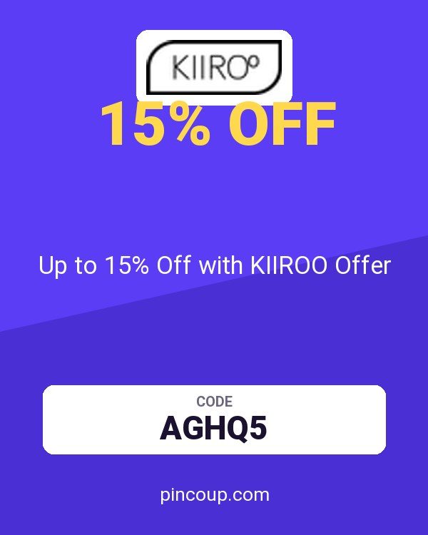 Up to 15% Off with KIIROO Offer