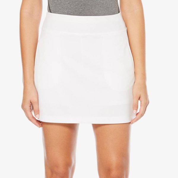 Motion Flux Woven Women's 17" Skort, White, 14 Golf at PGA TOUR Superstore