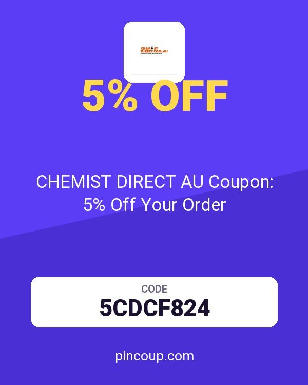CHEMIST DIRECT AU Coupon: 5% Off Your Order