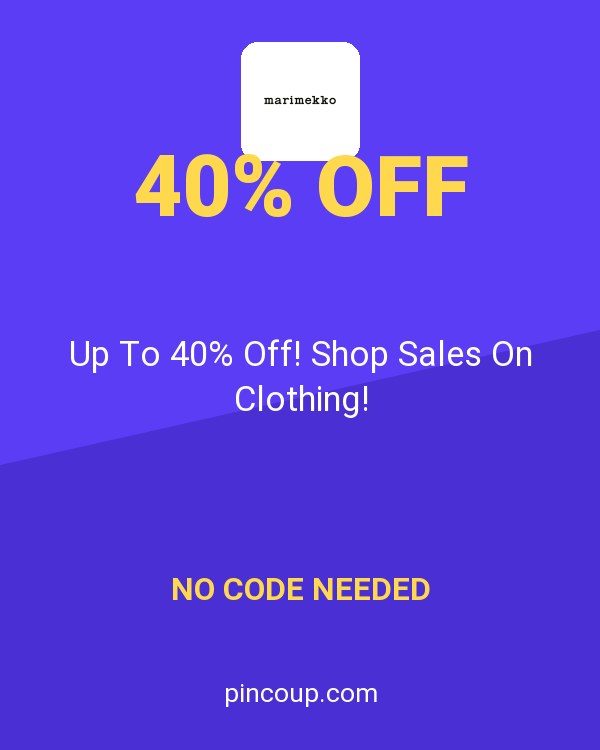 marimekko coupon: Up To 40% Off! Shop Sales On Clothing!
