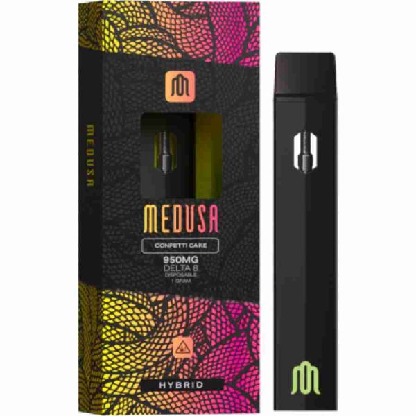 Medusa Confetti Cake 1g Delta 8 Disposable at D8 Super Store