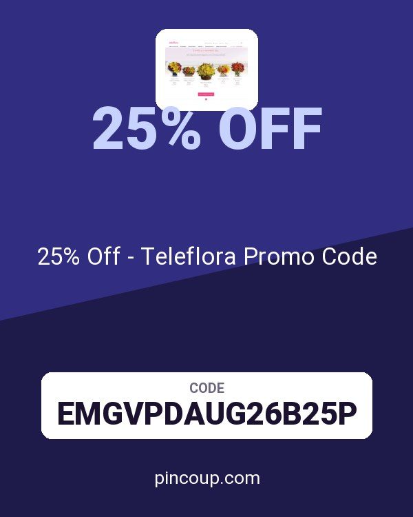 25% Off - Teleflora Promo Code