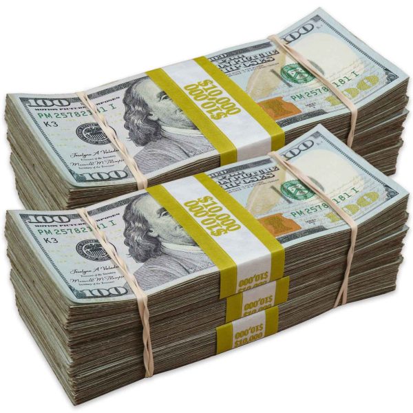 $60,000 RealAged® Full Print New Series Bundle Pack at Prop Money Inc.