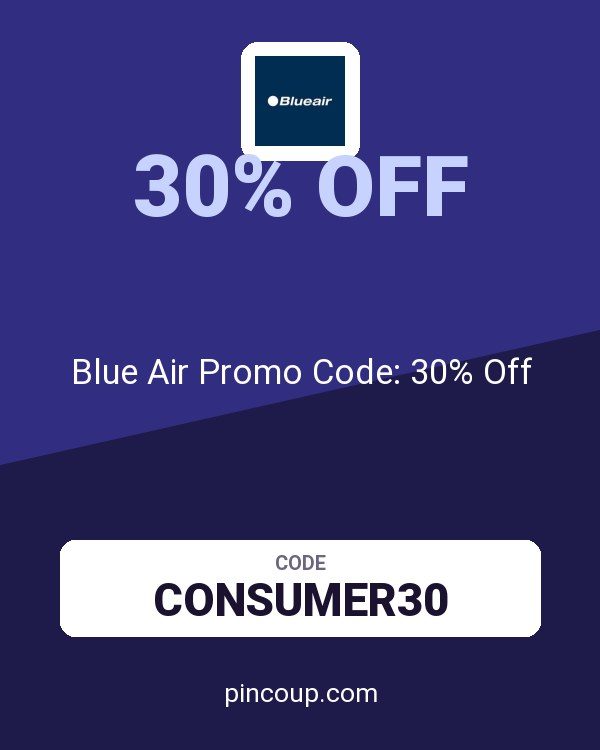 Blueair CA coupon: Blue Air Promo Code: 30% Off