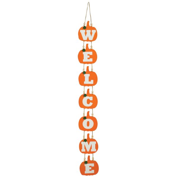Giant Pumpkin Welcome Hanger by Holiday Peak™ at Miles Kimball