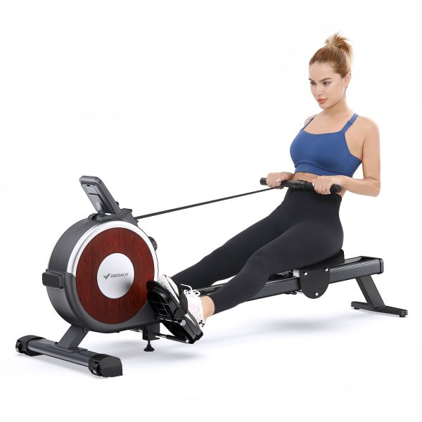 Q1S Manual Resistance Rower - Black at Merachfit