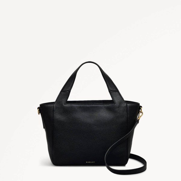 Black Medium Open Top Grab Alpha Road Ss25 Radley