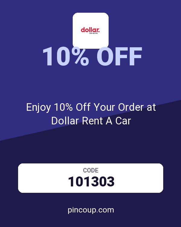 Dollar Rent-a-Car, Inc. coupon: Enjoy 10% Off Your Order at Dollar Rent A Car