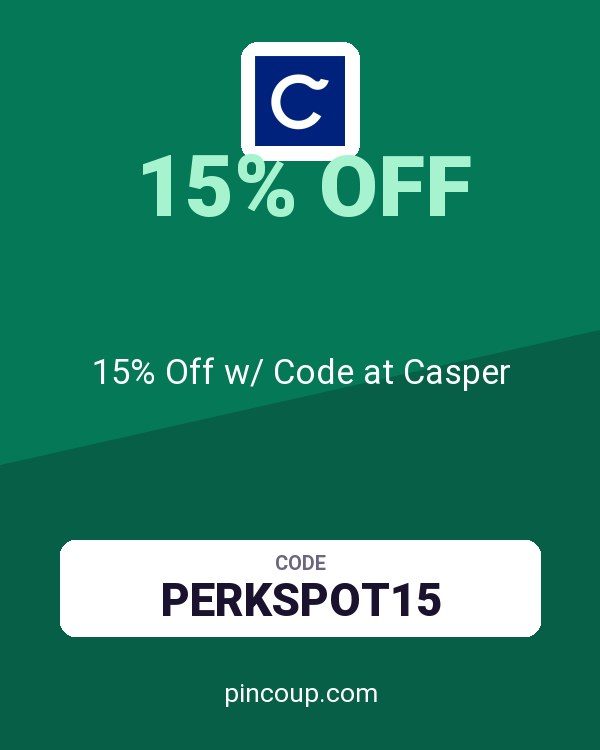 15% Off w/ Code at Casper