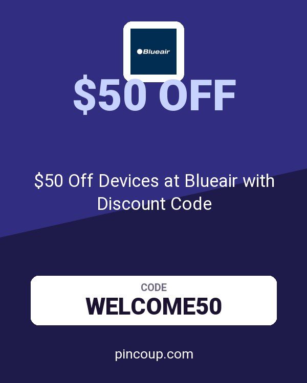 Blueair CA coupon: $50 Off Devices at Blueair with Discount Code