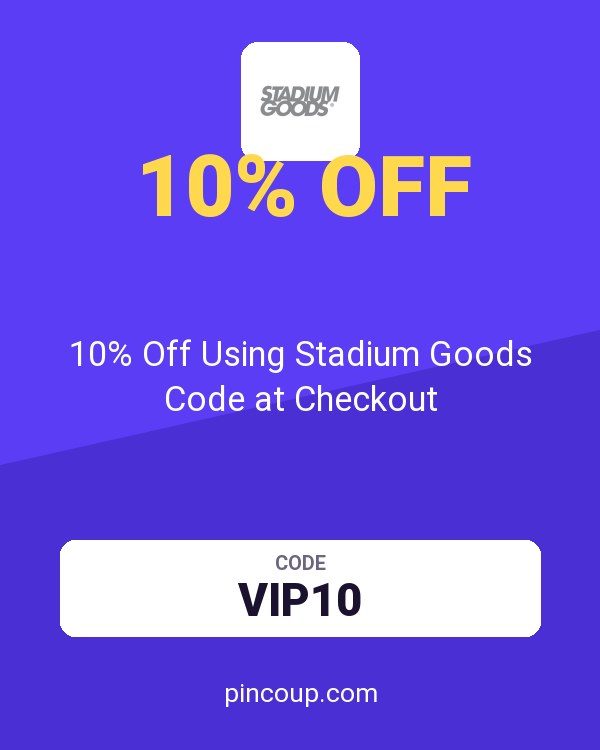10% Off Using Stadium Goods Code at Checkout
