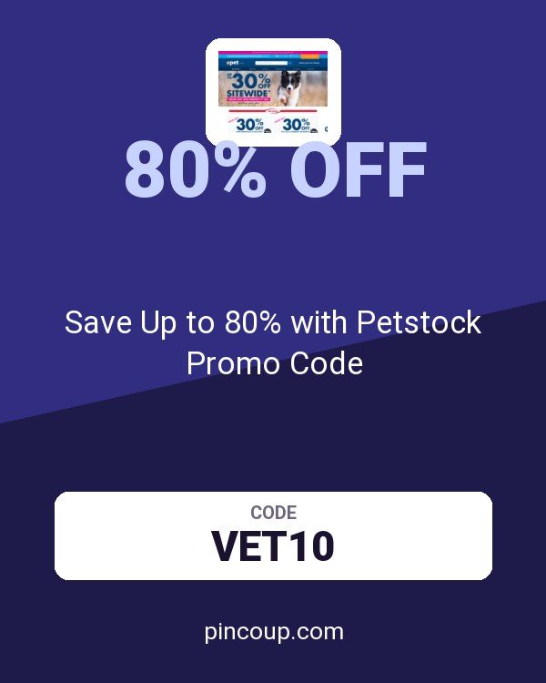 Save Up to 80% with Petstock Promo Code