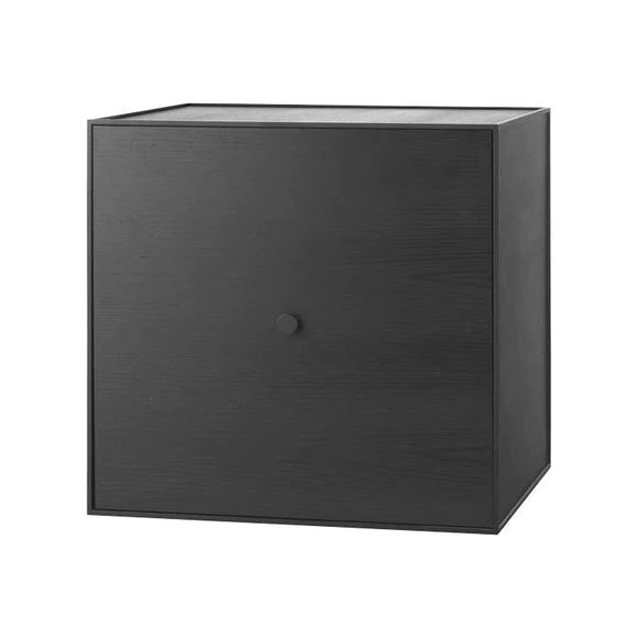 Overstock - Frame 49 Storage Box - Black Stained Ash With Door & Shelf at Shop Horne