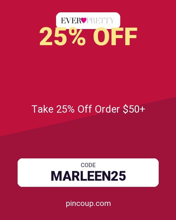 Ever-Pretty coupon: Take 25% Off Order $50+