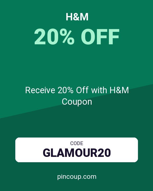 Receive 20% Off with H&M Coupon