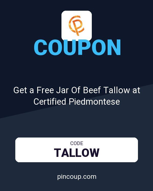 Get a Free Jar Of Beef Tallow at Certified Piedmontese
