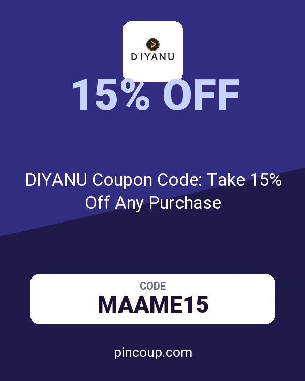 DIYANU Coupon Code: Take 15% Off Any Purchase