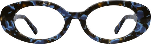 Fytoo Oval Tortoiseshell Acetate Full Rim Eyeglasses
