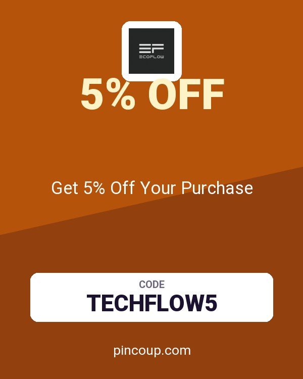 EcoFlow coupon: Get 5% Off Your Purchase