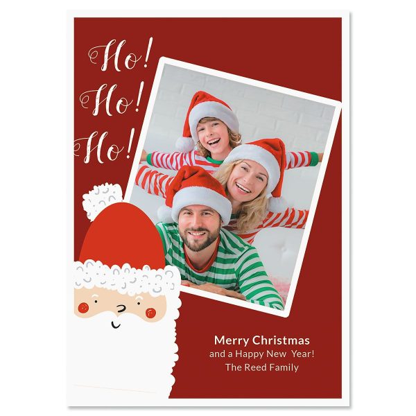Ho Ho Ho Christmas Cards - 40 at Colorful Images