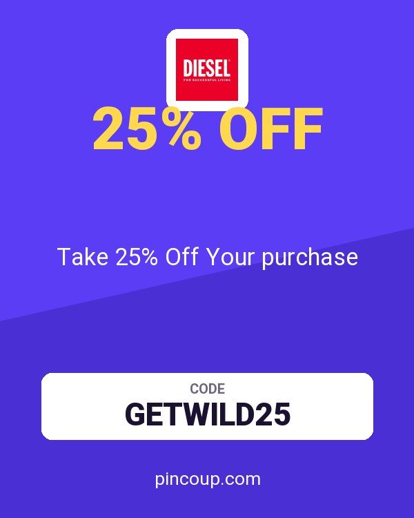 Diesel coupon: Take 25% Off Your purchase