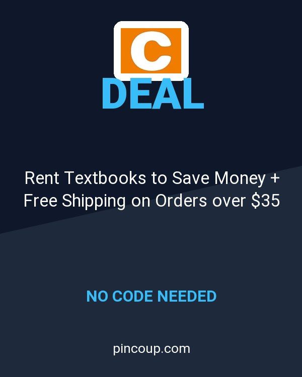 Chegg coupon: Rent Textbooks to Save Money + Free Shipping on Orders over $35