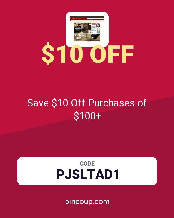 Statelinetack.com coupon: Save $10 Off Purchases of $100+