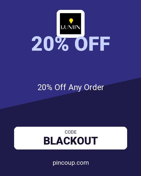Lumin coupon: 20% Off Any Order