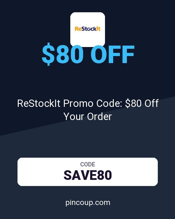 ReStockIt.com coupon: ReStockIt Promo Code: $80 Off Your Order