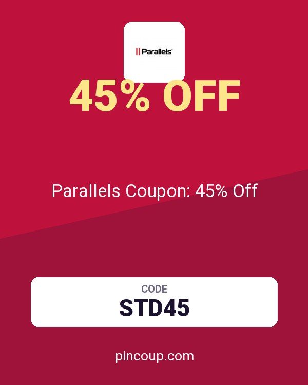 Parallels | Mac & Windows Virtualization: Parallels Coupon: 45% Off