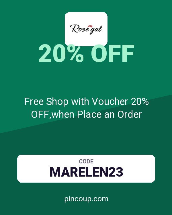 Rosegal coupon: Free Shop with Voucher 20% OFF,when Place an Order
