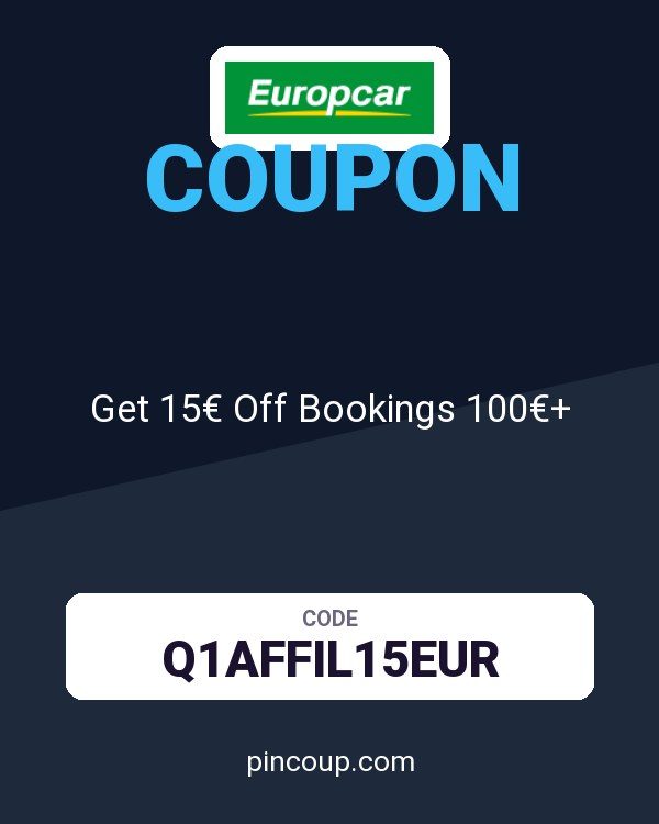 Europcar_AU NZ coupon: Get 15€ Off Bookings 100€+