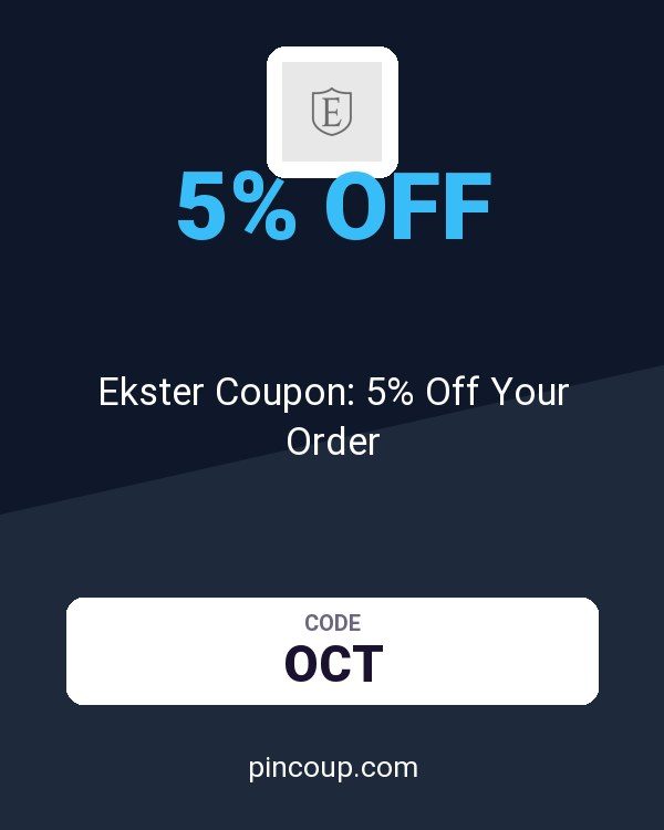 Ekster Coupon: 5% Off Your Order